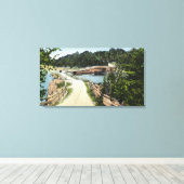 Toile Vue du pont de l'île d'Orr (Insitu (Plancher de Bois))