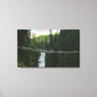Vue du pont de suspension Capilano