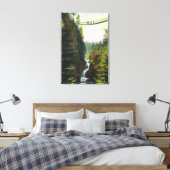 Toile Vue du pont de suspension de Lynn Canyon (Insitu(Chambre))