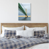 Toile Vue du pont Mackinac du lac Michigan 2 (Insitu(Chambre))