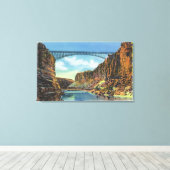 Toile Vue du pont Navajo au ferry Lee's (Insitu (Plancher de Bois))