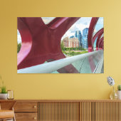 Toile Vue du pont Peace de Calgary (Insitu(Salon))