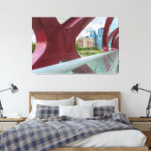 Toile Vue du pont Peace de Calgary (Insitu(Chambre))