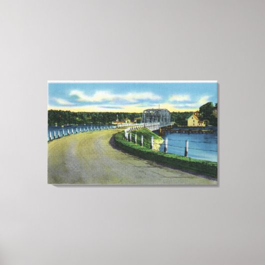 Toile Vue du pont Southport (Recto)