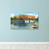 Toile Vue du port de York de la Maison Marshall (Insitu (Plancher de Bois))