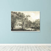 Toile Vue du printemps pétrificateur communément appelé  (Insitu (Plancher de Bois))