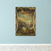 Toile Vue du roi Louis XIV gouvernant seul (Insitu (Plancher de Bois))