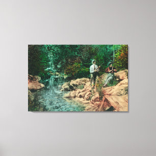 Toile Vue du ruisseau Coyote à Gilroy Hot Springs