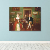 Toile Vue du salon, 1780 (Insitu (Plancher de Bois))