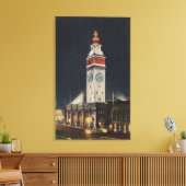 Toile Vue du soir du Ferry Building (Insitu(Salon))