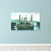 Toile Vue du SP Ferry Boat Solano à quai 2 (Insitu (Plancher de Bois))