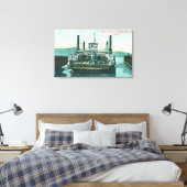 Toile Vue du SP Ferry Boat Solano à quai 2 (Insitu(Chambre))