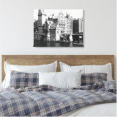 Toile Vue du Speicherstadt Hamburg, vers 1910 (Insitu(Chambre))