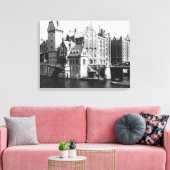 Toile Vue du Speicherstadt Hamburg, vers 1910 (Insitu(Salon))