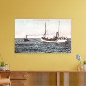 Toile Vue du Steamer ElizabethBandon, OR (Insitu(Salon))