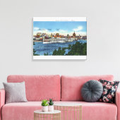 Toile Vue du Steamer Hendrick Hudson (Insitu(Salon))