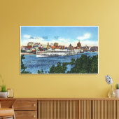 Toile Vue du Steamer Hendrick Hudson (Insitu(Salon))