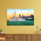 Toile Vue du Steamer Jefferson (Insitu(Salon))