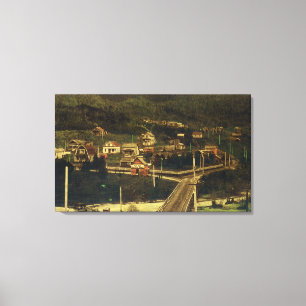 Toile Vue du sud de la partie du secteur de résidence