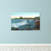 Toile Vue du Surf Bass Rocks (Insitu (Plancher de Bois))