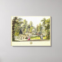 Vue du temple de Diana à Erlaw, gravée par