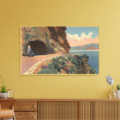 Toile Vue du tunnel de Cave Rock depuis Hwy (Insitu(Salon))