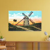 Toile Vue d'un ancien moulin à vent (Insitu(Salon))