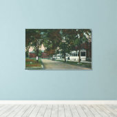 Toile Vue d'un camp militaire américain (Insitu (Plancher de Bois))