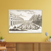 Toile Vue d'un jardin fleuri près de Vienne, de 'Vorstel (Insitu(Salon))