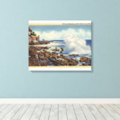 Toile Vue d'un littoral typique (Insitu (Plancher de Bois))