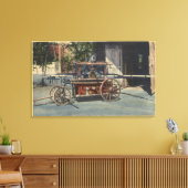 Toile Vue d'un moteur "Old Papeete" (Insitu(Salon))