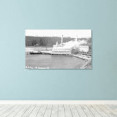 Toile Vue d'un Plante papier (Insitu (Plancher de Bois))