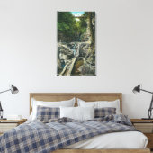 Toile Vue d'un pont de suspension (Insitu(Chambre))