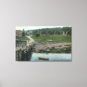 Toile Vue d'un terrain de camp