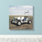 Toile Vue d'un véhicule lunaire 1 G (Insitu (Plancher de Bois))