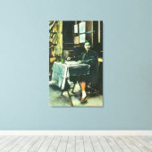 Toile Vue d'un vendeur chinois de Fortune (Insitu (Plancher de Bois))