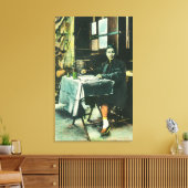 Toile Vue d'un vendeur chinois de Fortune (Insitu(Salon))