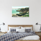 Toile Vue d'un village de pêcheurs chinois (Insitu(Chambre))