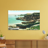 Toile Vue d'un village de pêcheurs chinois (Insitu(Salon))