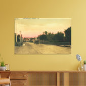 Toile Vue d'une Ford Model-T sur le boulevard (Insitu(Salon))