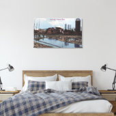 Toile Vue d'une fraise (Insitu(Chambre))