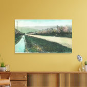 Toile Vue d'une route de campagne au printemps (Insitu(Salon))