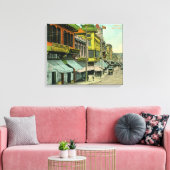 Toile Vue d'une rue Chinatown (Insitu(Salon))