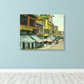 Toile Vue d'une rue Chinatown (Insitu (Plancher de Bois))