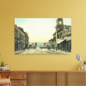 Toile Vue d'une rue d'affairesSan Luis Obispo, CA (Insitu(Salon))