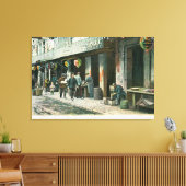 Toile Vue d'une rue dans Fish Alley (Insitu(Salon))