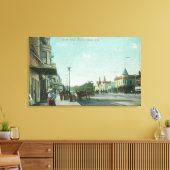 Toile Vue d'une scène de rue Pacific Grove, CA (Insitu(Salon))