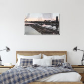 Toile Vue d'une usine de bois (Insitu(Chambre))