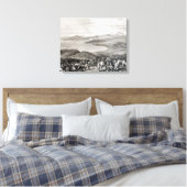 Toile Vue éloignée du volcan Aconcagua (Insitu(Chambre))