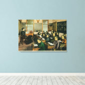 Toile Vue en classe d'un public primaire chinois (Insitu (Plancher de Bois))